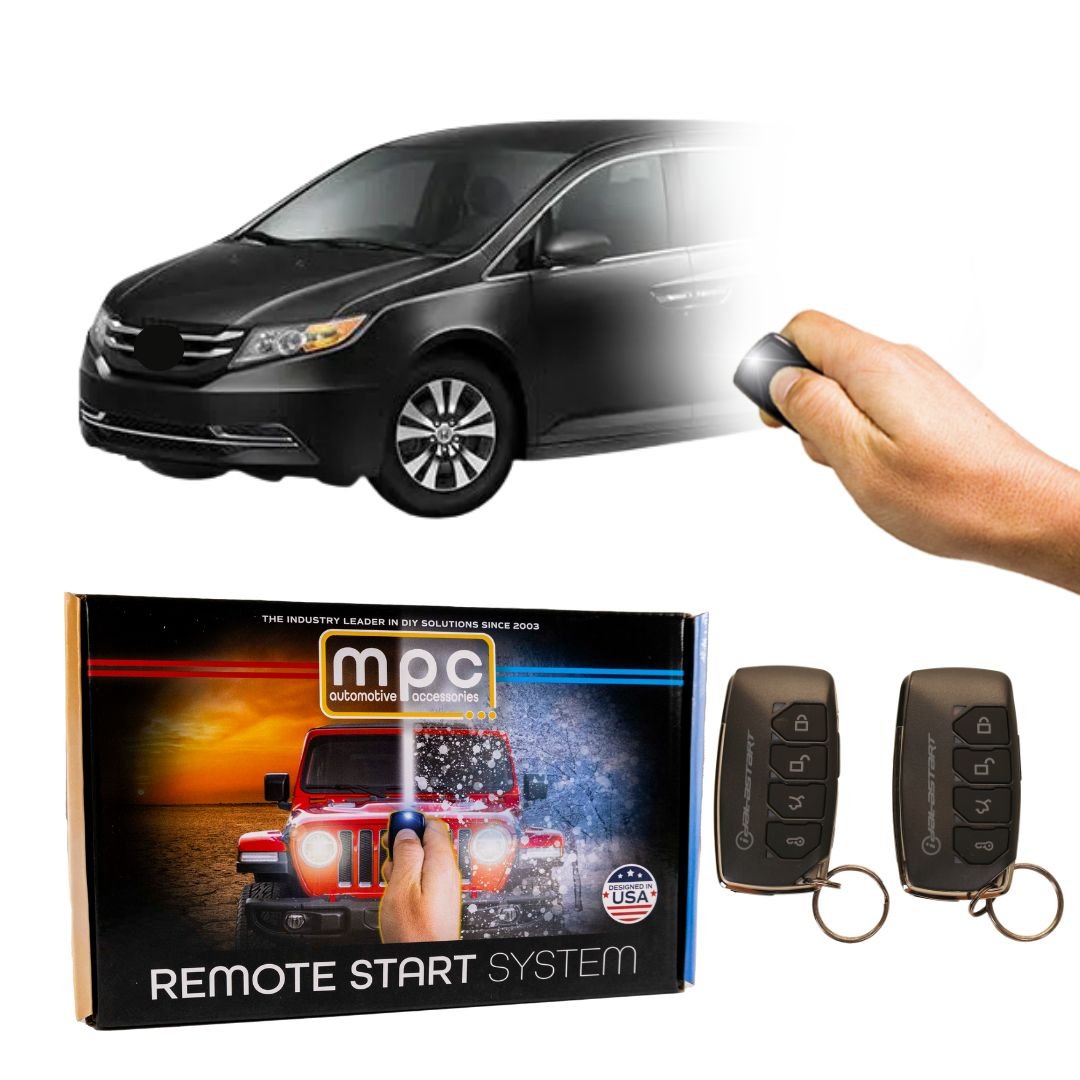Plug - n - Play 4 - Button Remote Start For 2014 - 2017 Honda Odyssey - T - Harness - MyPushcart
