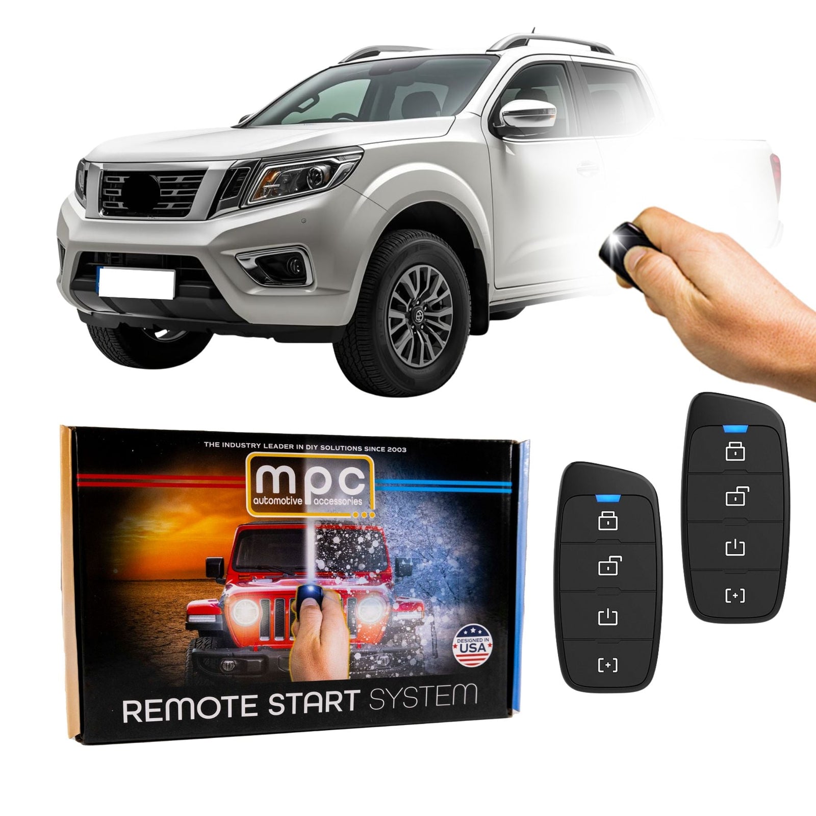 Plug - n - Play 4 - Button Remote Start For 2020 - 2023 Nissan Frontier Push - to - Start - MyPushcart