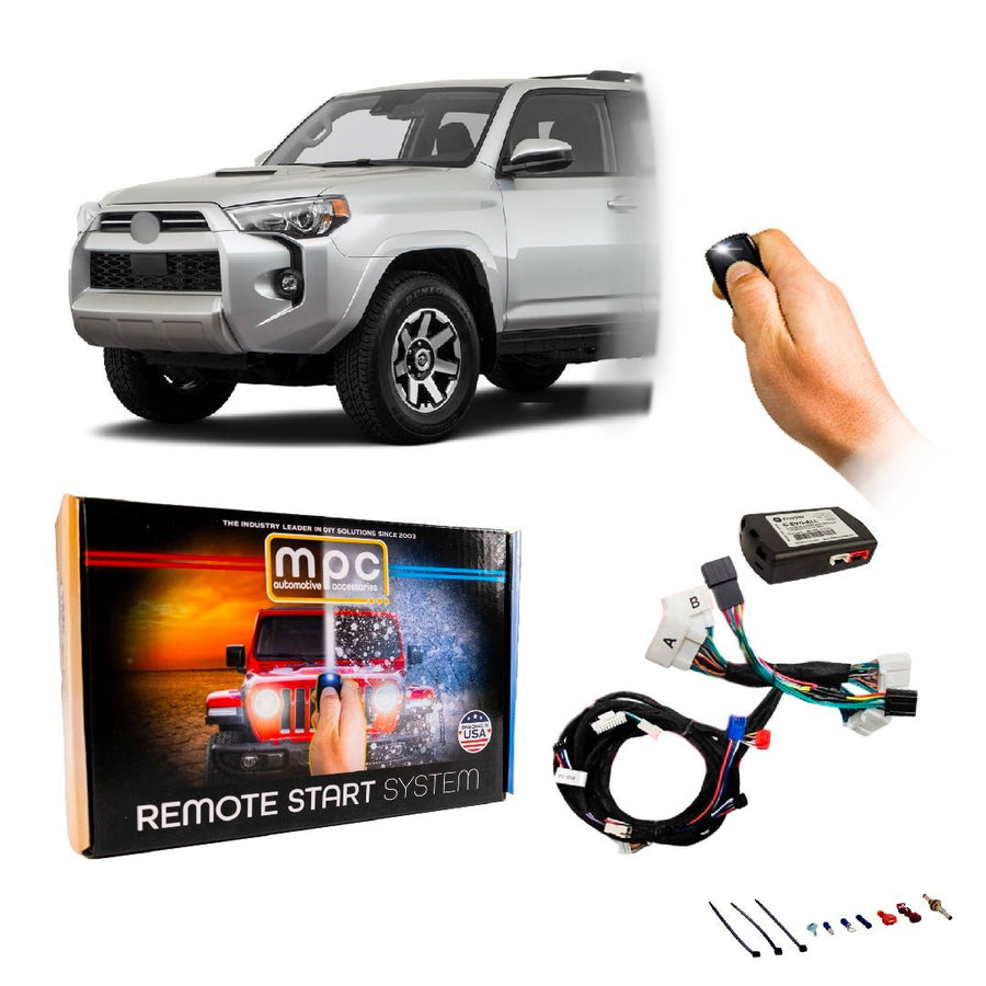 Plug - n - Play Remote Start For 2020 - 2021 Toyota 4Runner - (2) 1 - Button Remotes - MyPushcart