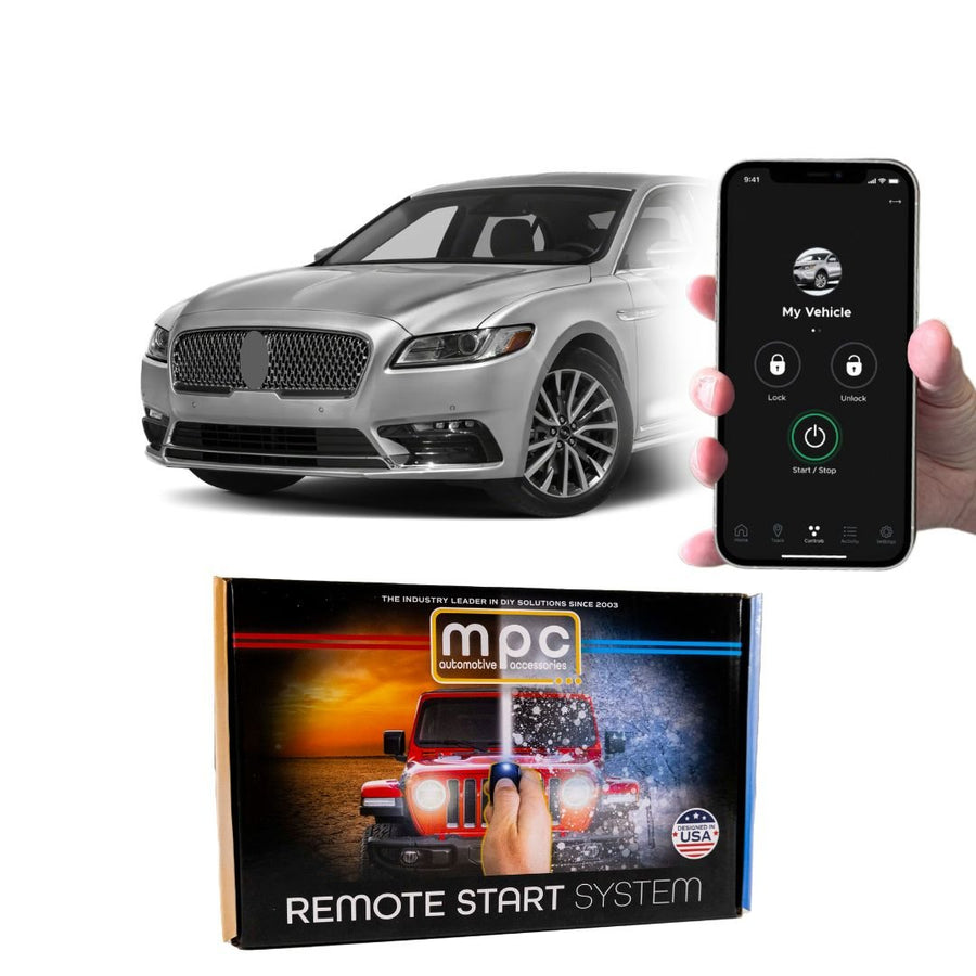 Plug - n - Play Smartphone Activated Remote Start For 2017 - 2019 Lincoln Continental - MyPushcart