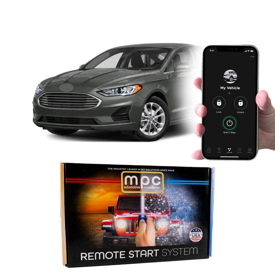 Plug - n - Play Smartphone Activated Remote Start Kit For 2014 - 2020 Ford Fusion - MyPushcart