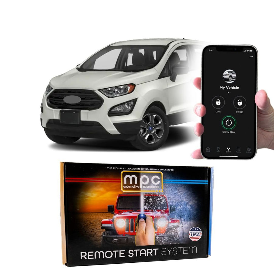 Plug - n - Play Smartphone Activated Remote Starter For 2018 - 2020 Ford EcoSport - MyPushcart