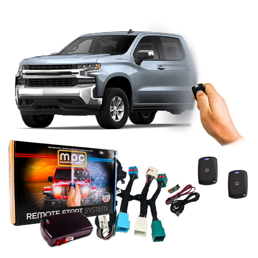 Remote Start Kit Chevrolet Silverado 1500 2019 - 2021 | Plug & Play | w/Remotes - MyPushcart