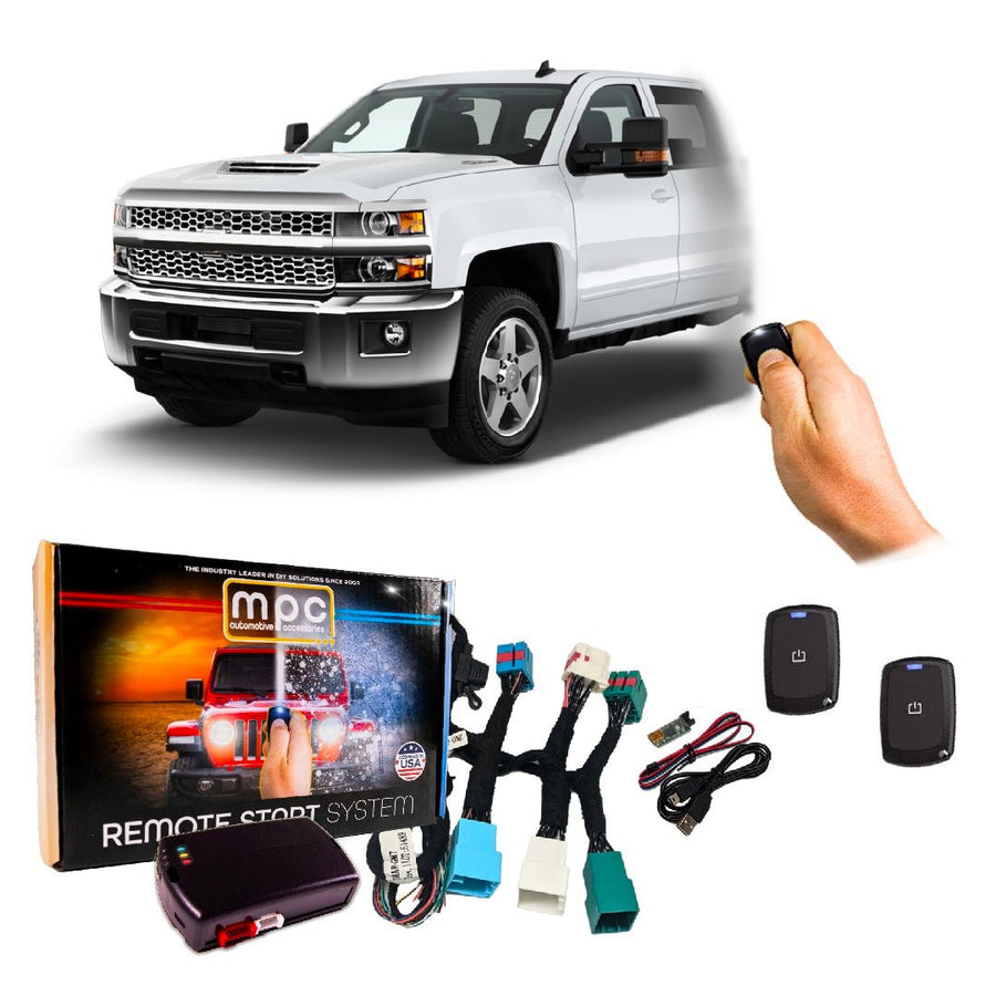 Remote Start Kit Chevrolet Silverado 2500 2019 - 2023 | Plug & Play | w/Remotes - MyPushcart