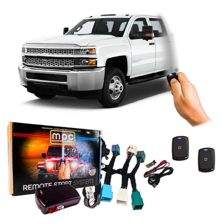 Remote Start Kit Chevrolet Silverado 3500 2019 - 2023 | Plug & Play | w/Remotes - MyPushcart