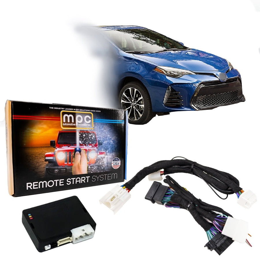 Remote Start Kit For 2014 - 2019 Toyota Corolla || H - KEY ONLY || Semi Plug N Play Harness || Press OEM Key Fob 3X Lock To Start || USA Tech Support - MyPushcart