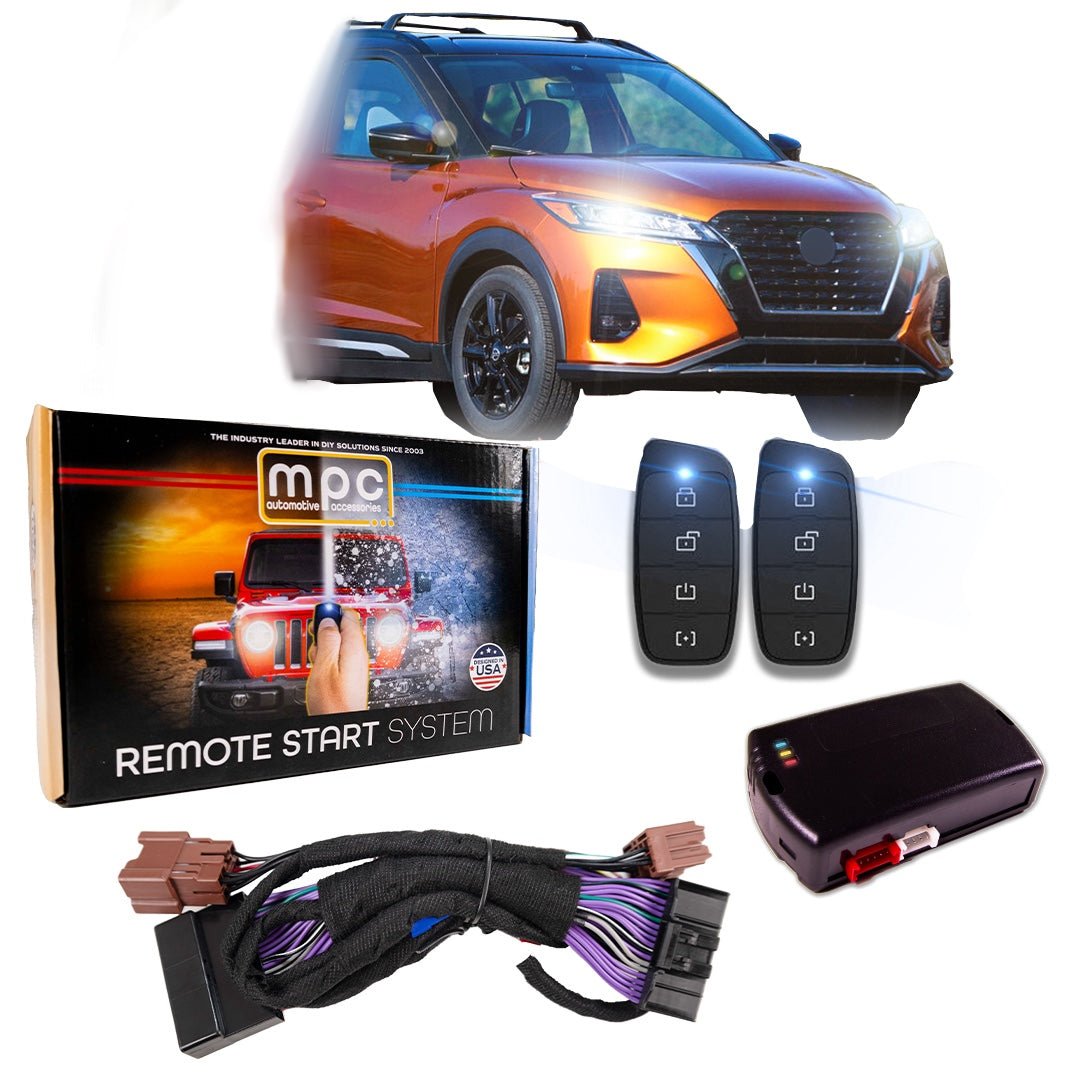 Remote Start Kit For 2018 - 2024 Nissan Kicks | Plug and Play | With 2 - Way Remotes - MyPushcart