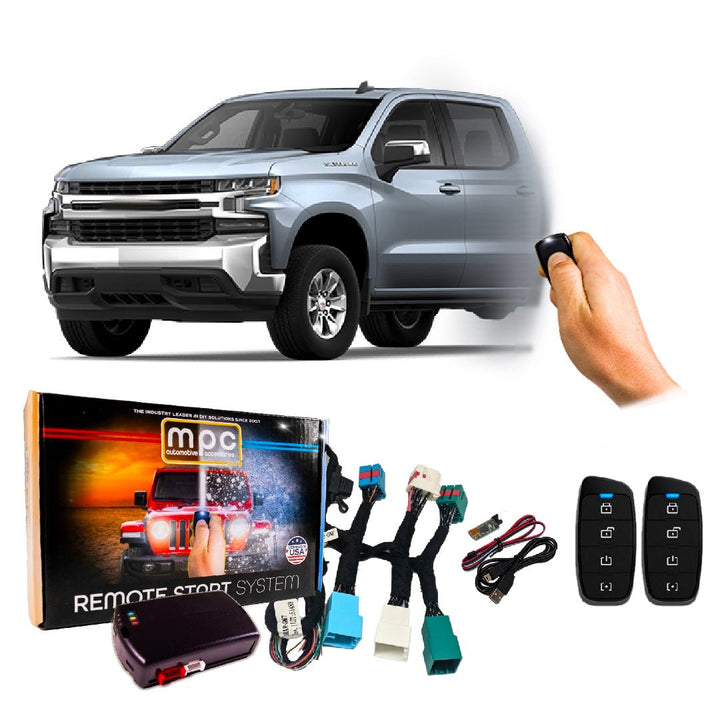 Remote Start Kit For Chevrolet Silverado 1500 2019 - 2021 | Plug & Play | w/ Fobs - MyPushcart