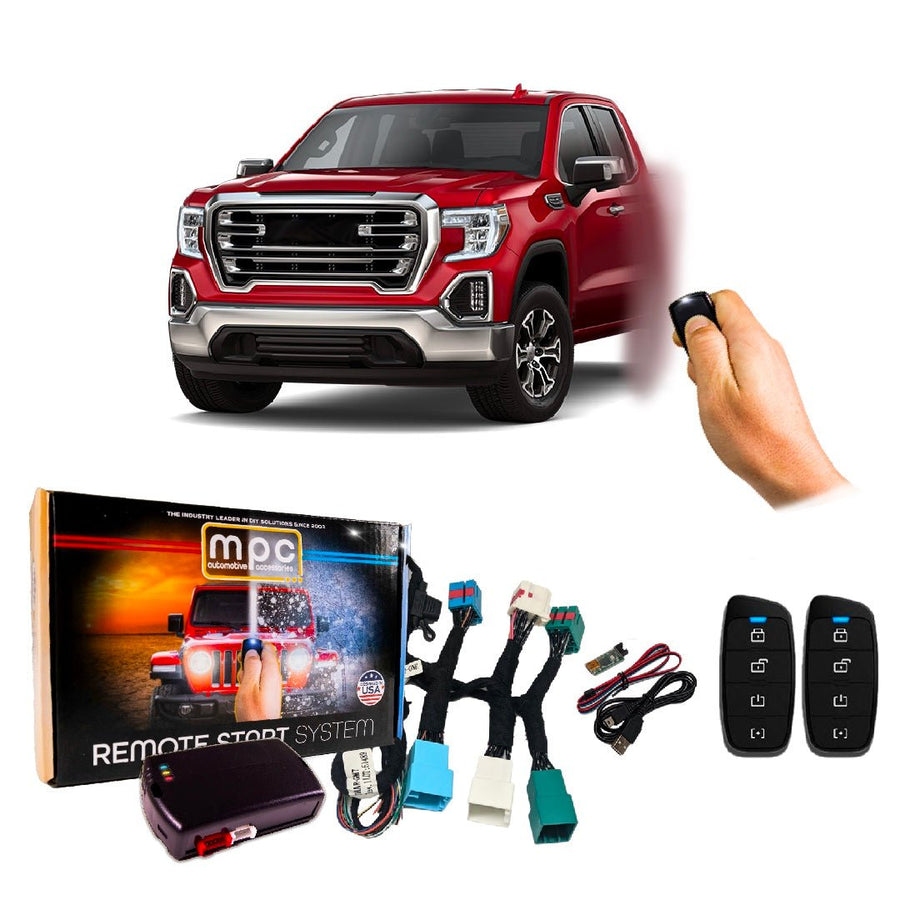 Remote Start Kit For GMC Sierra 1500 2019 - 2021 | Plug and Play | 4 - Button Fobs - MyPushcart