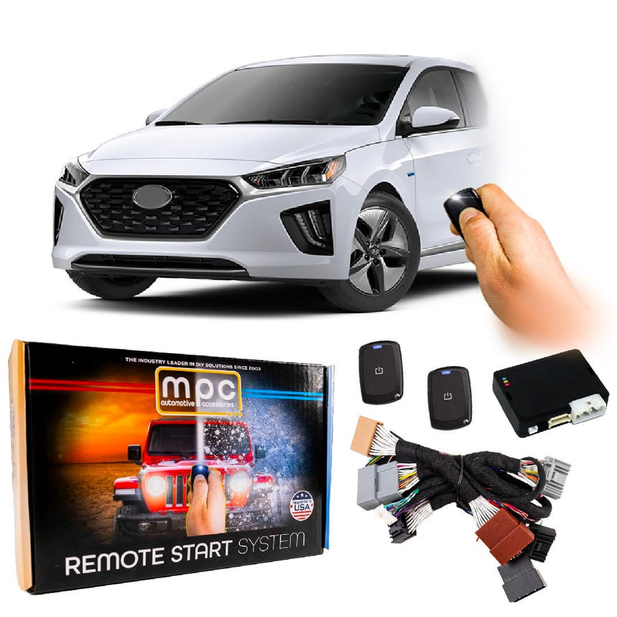 Remote Start Kit For Hyundai Ioniq 2017 - 2022 | Plug & Play | w/ 1 - Button Remotes - MyPushcart