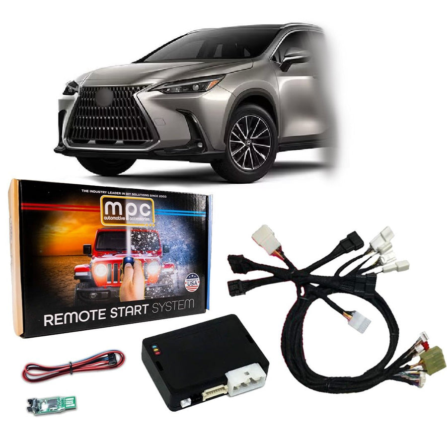 Remote Start Kit For Lexus NX350 2023 2024 | Plug & Play | Push Lock 3X To Start - MyPushcart