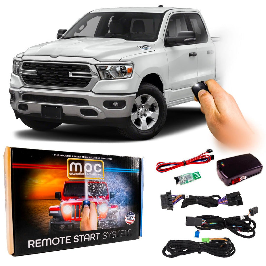 Remote Start Kit For RAM 1500 2019 - 2024 | Plug and Play | Push Lock 3X to Start - MyPushcart