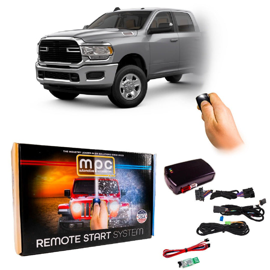 Remote Start Kit For RAM 3500 2019 - 2024 | Plug and Play | Push Lock 3X to Start - MyPushcart