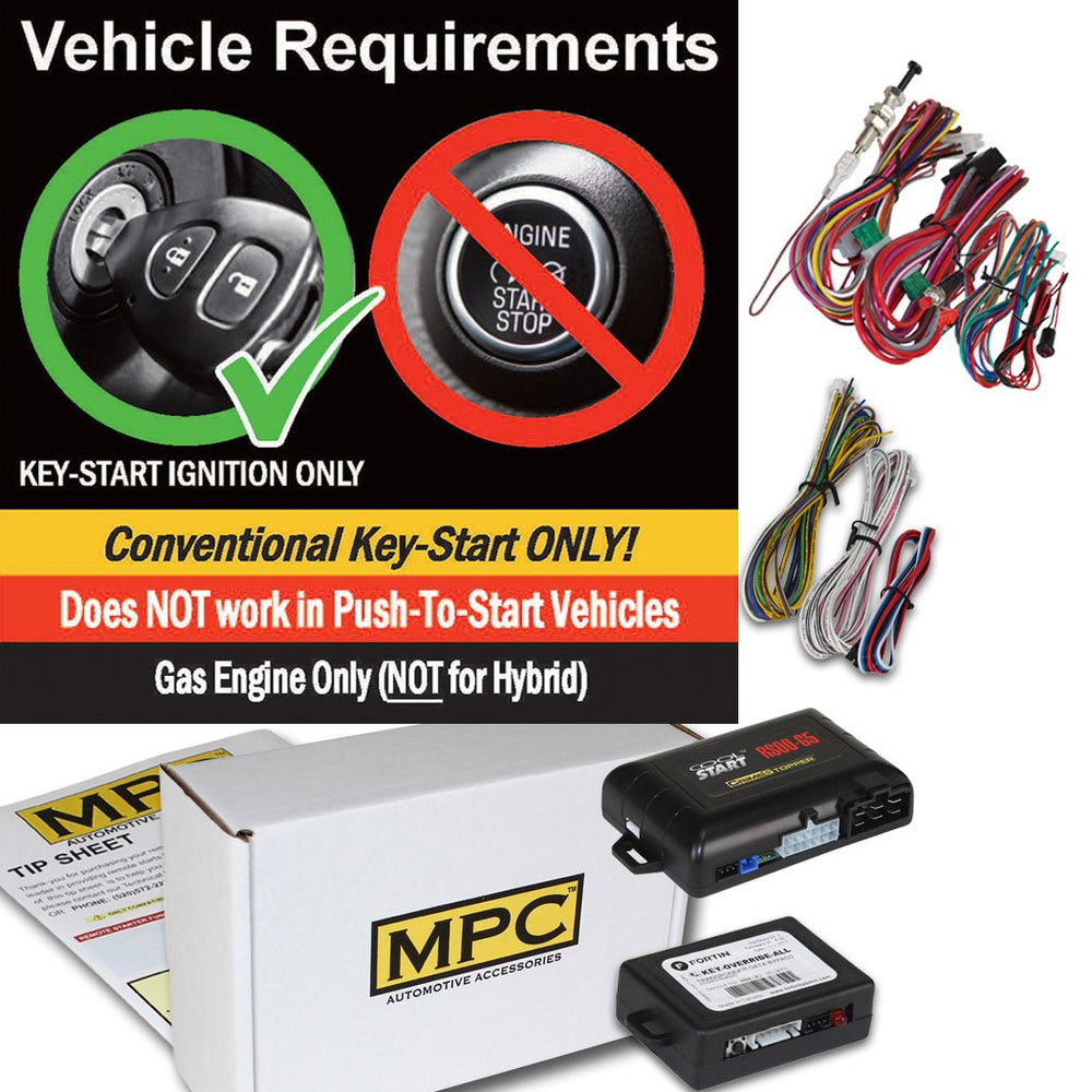 Remote Start Kit For Toyota Camry 2003 - 2006 | Lock 3X to Start | Keyless Entry - MyPushcart