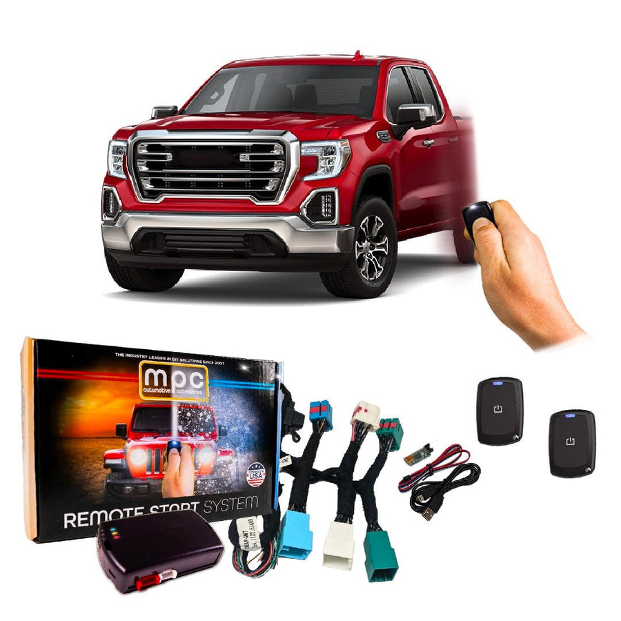 Remote Start Kit GMC Sierra 1500 2019 - 2021 | Plug and Play | 1 - Button Remotes - MyPushcart