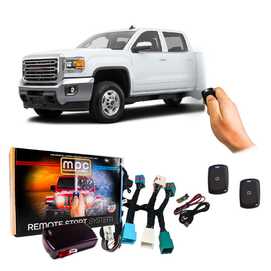 Remote Start Kit GMC Sierra 2500 2019 - 2023 | Plug and Play | 1 - Button Remotes - MyPushcart