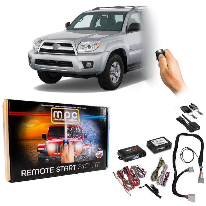 Remote Start Kits For 2003 - 2009 Toyota 4Runner - Dot - Key - Gas - MyPushcart