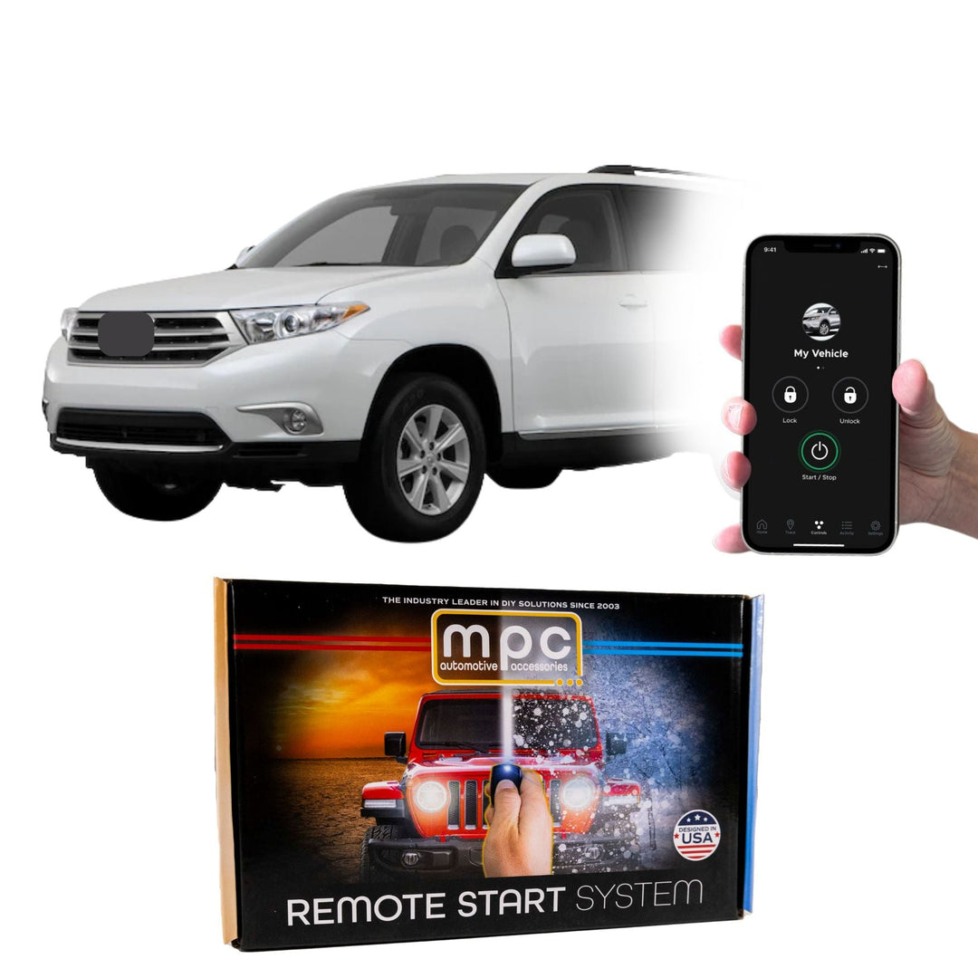 Remote Start Kits For 2008 - 2013 Toyota Highlander - Push - to - Start - Gas - MyPushcart