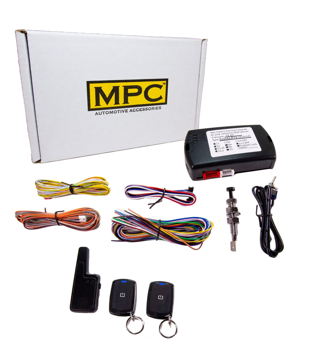 MPC Complete 2-Way Remote Start Kit For 2010-2013 Toyota Highlander G-Key - T-Harness - Firmware Preloaded - Includes (2) Extended Range 4-Button 2