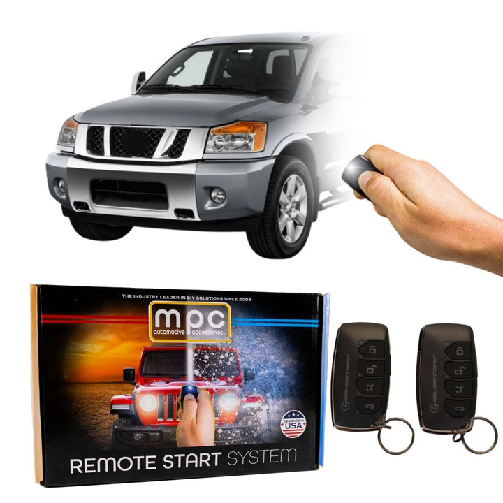 Remote Start Kits For 2008 - 2015 Nissan Titan - Key - to - Start - Gas - MyPushcart