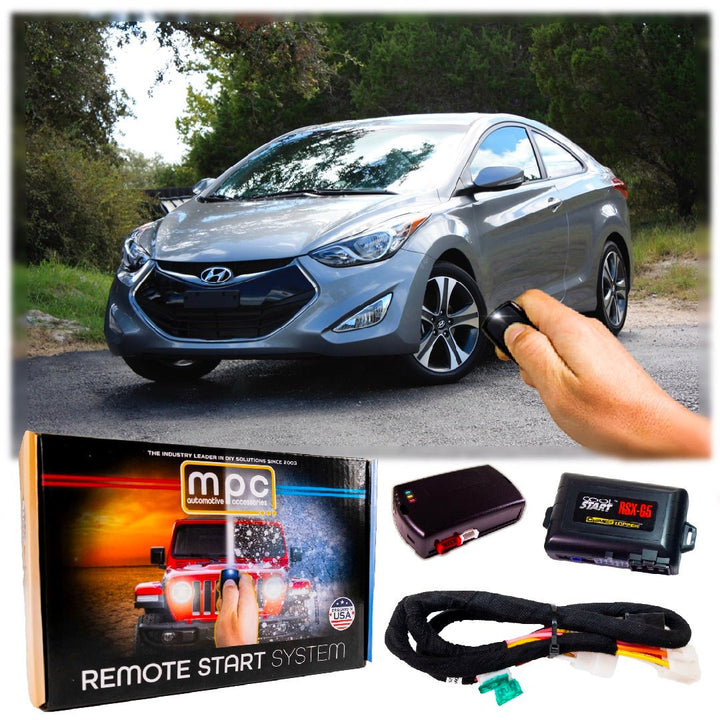 Remote Start Kits For 2011 - 2013 Hyundai Elantra - Key - to - Start - Gas - MyPushcart