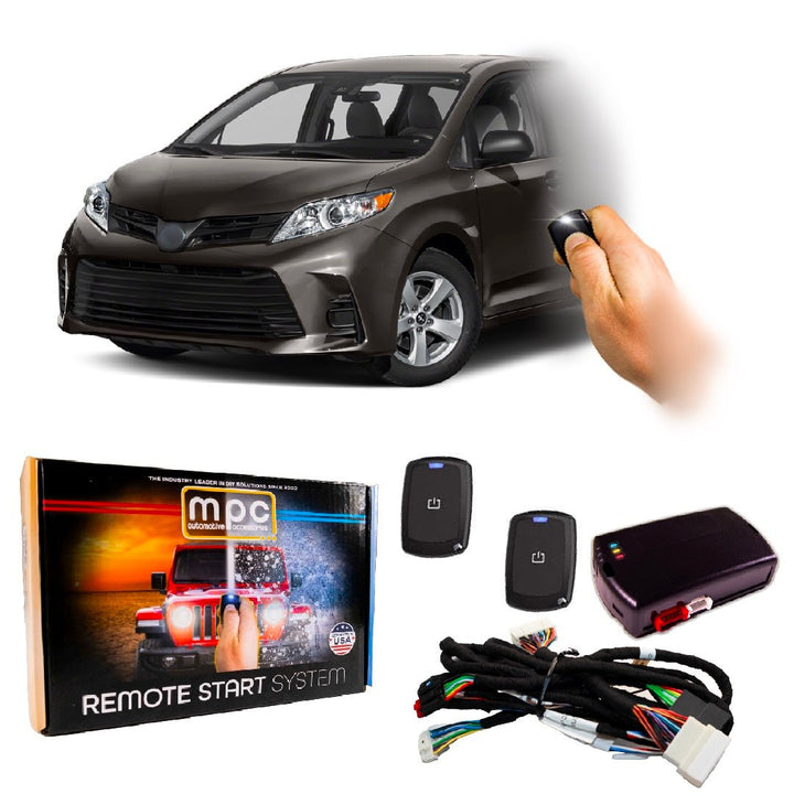 Remote Start Kits For 2011 - 2020 Toyota Sienna - Push - to - Start - Gas - MyPushcart