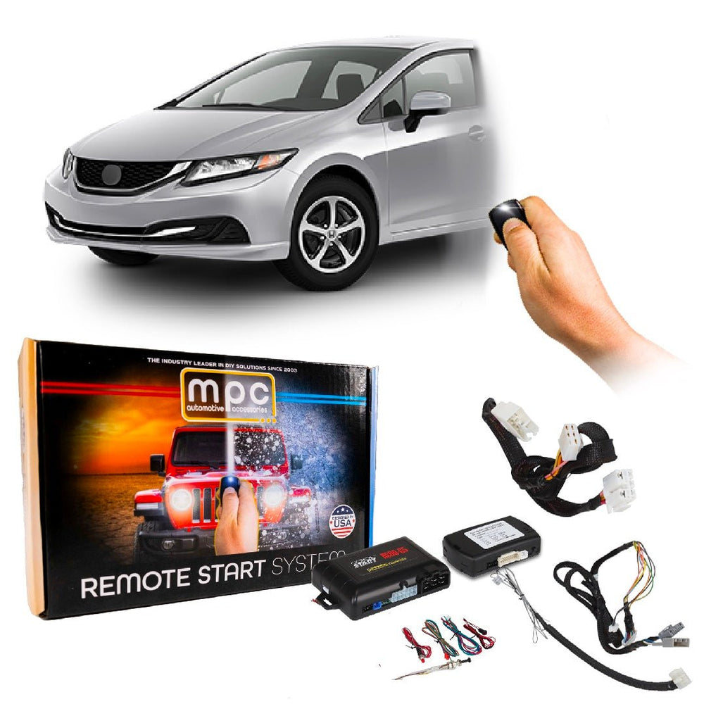 Remote Start Kits For 2012 - 2015 Honda Civic - Key - to - Start - Gas - MyPushcart