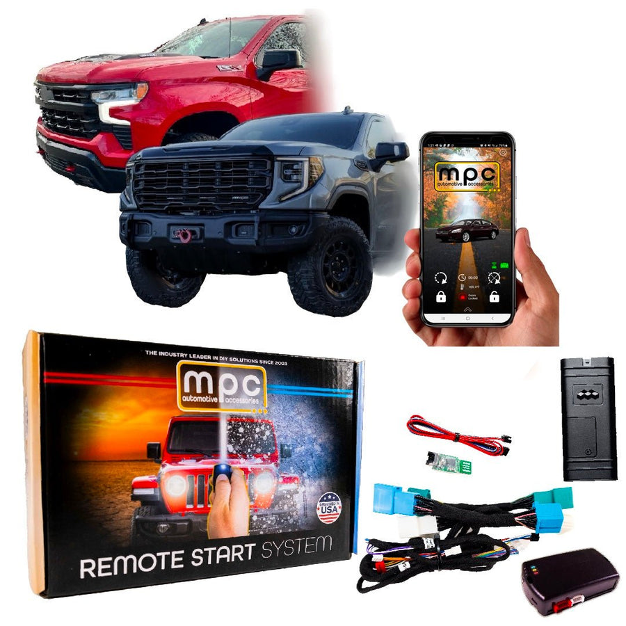 Remote Starter For Silverado/Sierra 1500/2500/3500 2015 - 2023 | Phone App Control - MyPushcart