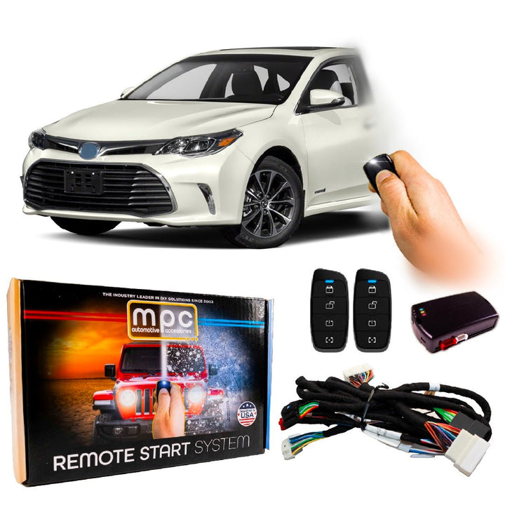 Remote Starter For Toyota Avalon Hybrid 2013 - 2018 | 2 - Way Remotes | Plug & Play - MyPushcart