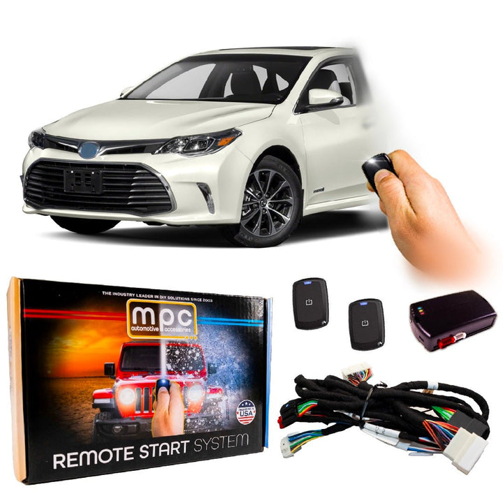 Remote Starter For Toyota Avalon Hybrid 2013 - 2018 | w/ Remotes | Plug and Play - MyPushcart