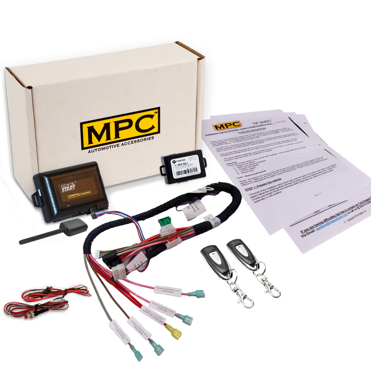 2003-2007 Chevrolet Express Remote Start Kit - Semi Plug & Play - Key-to-Start