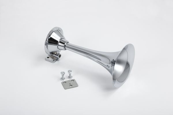 Single Train Horn 12" | Chrome Plated | Heavy Duty | Super Loud DB