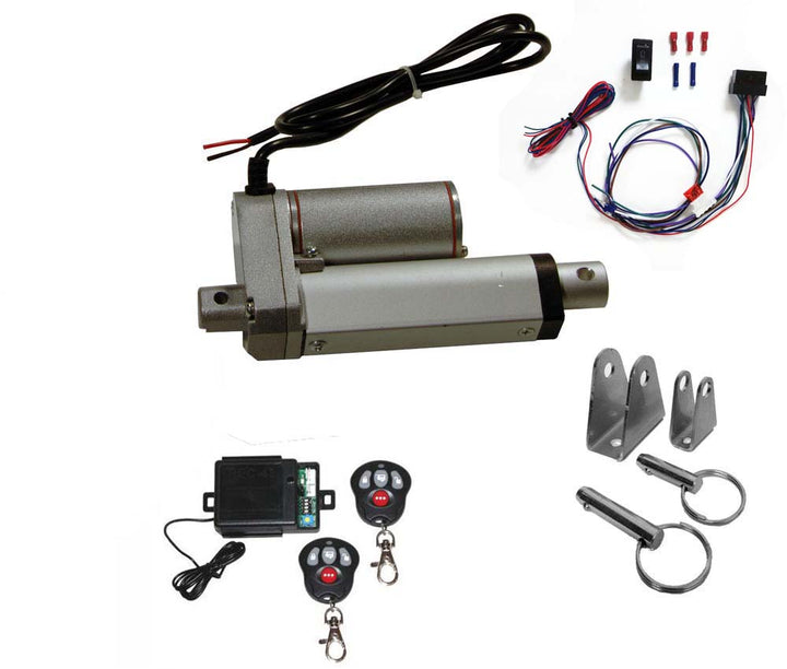 Heavy Duty Linear Actuator 12v 2" Stroke: Includes Remote Switch & Brackets