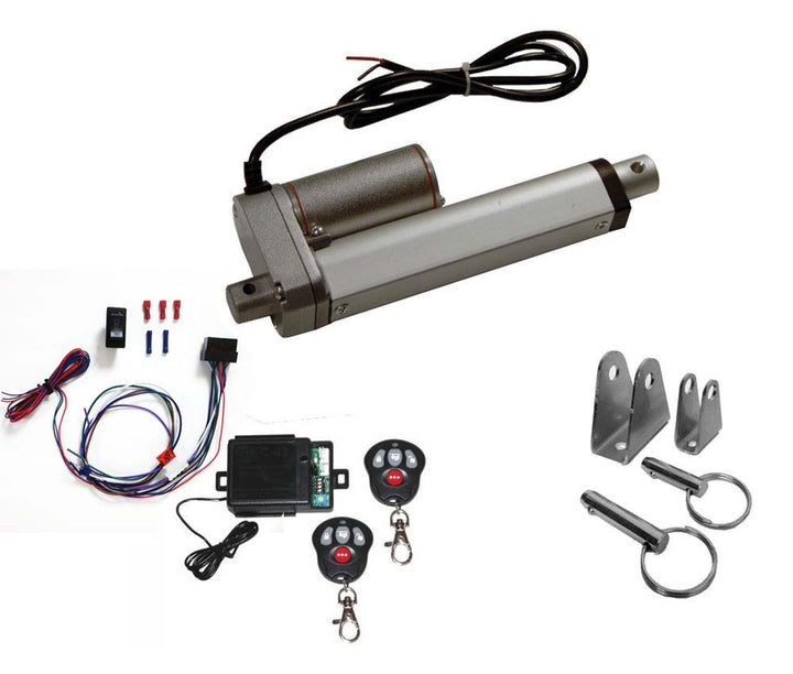 Heavy Duty Linear Actuator 12v 4" Stroke: Includes Remote Switch & Brackets