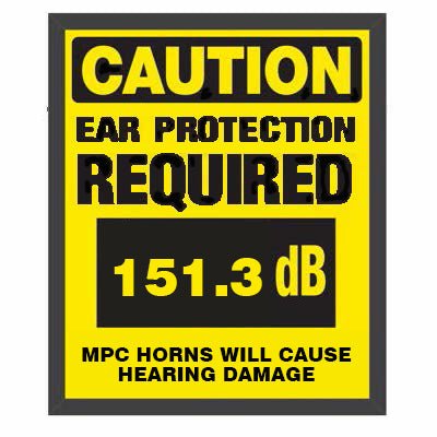 Single Train Horn 15" | Chrome Plated | Heavy Duty | Super Loud DB - MyPushcart