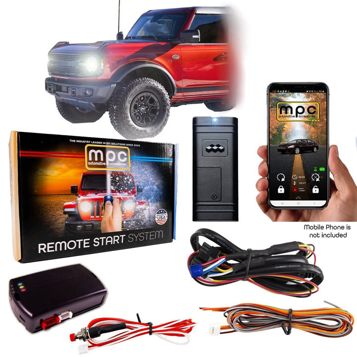 Smartphone Activated Remote Start Kit For 2021 - 2022 Ford Bronco Push - To - Start - MyPushcart