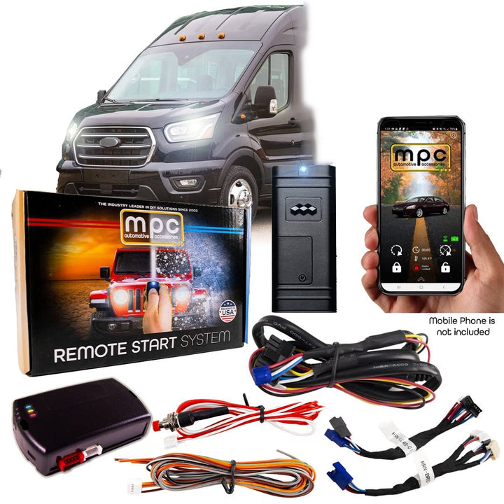 Smartphone Activated Remote Start Kit For 2022 - 2023 Ford Transit - 250 - MyPushcart