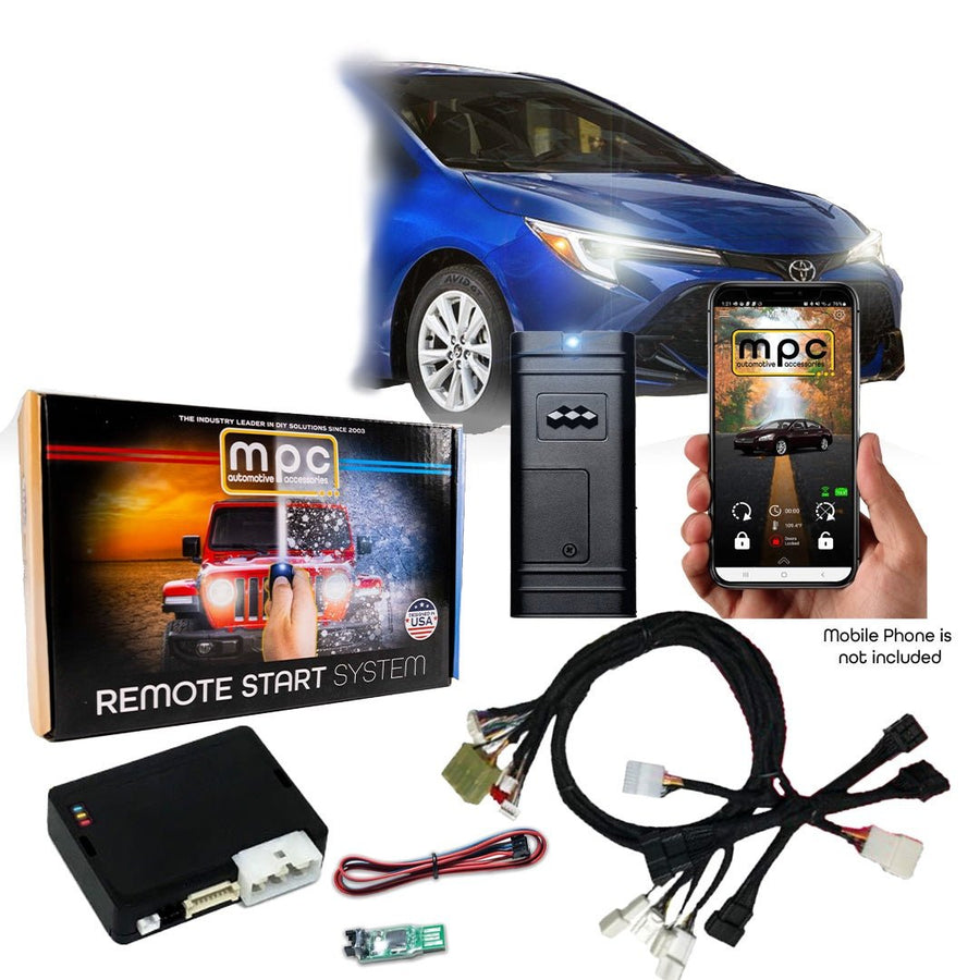 Smartphone or OEM Activated Remote Start Kit For 2023 - 2024 Toyota Corolla - MyPushcart