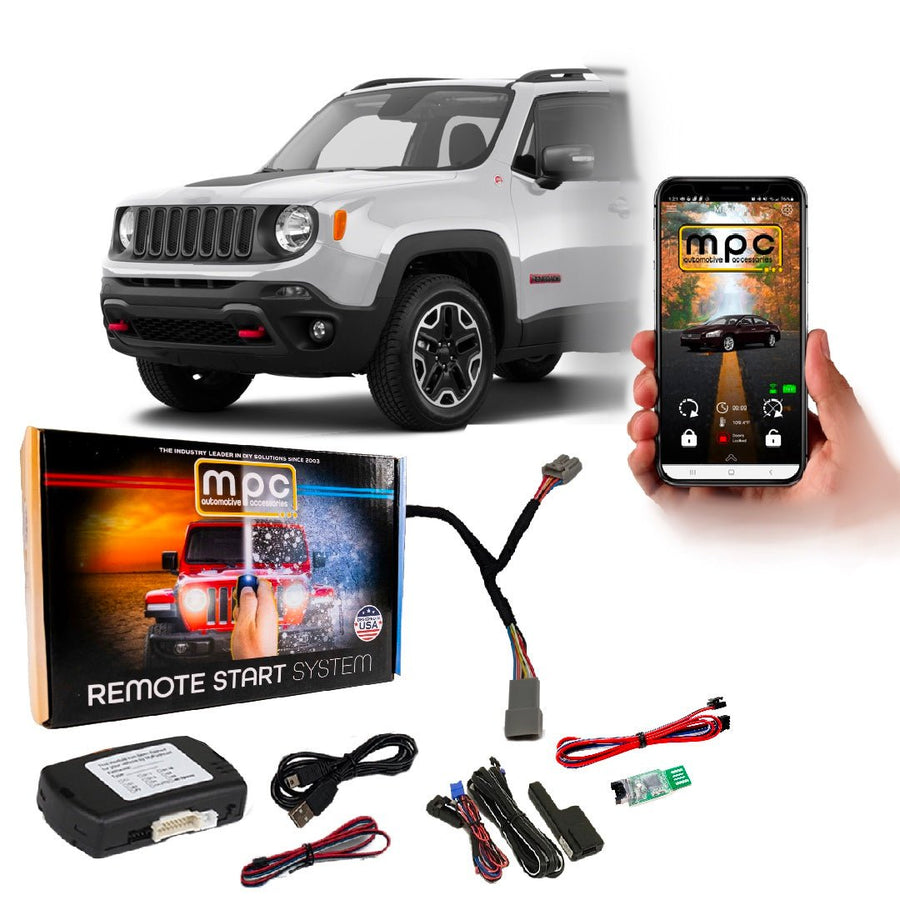 Smartphone or OEM Activated Remote Starter For 2015 - 2017 Jeep Renegade - MyPushcart