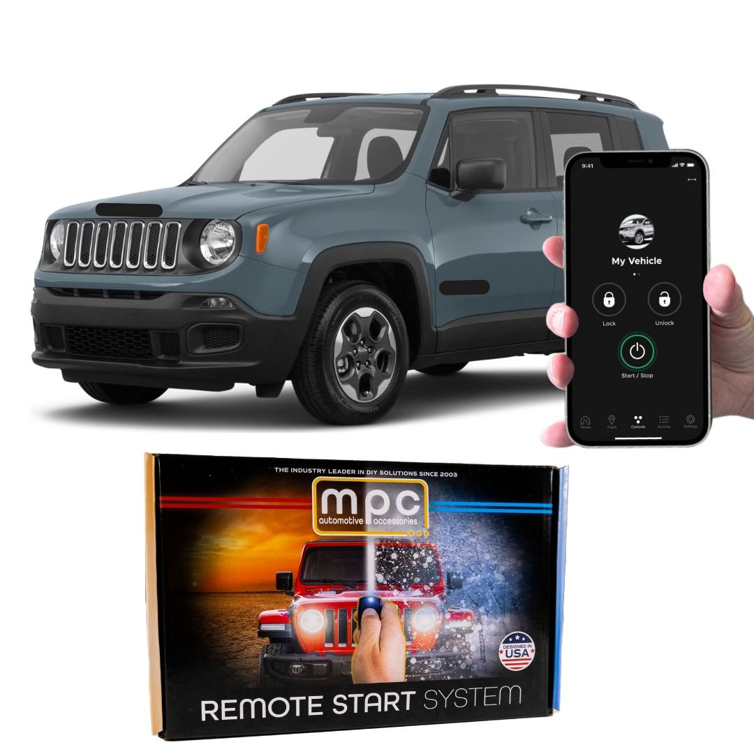 Smartphone Remote Start For 2015 - 2017 Jeep Renegade - Plug - n - Play - Push - to - Start - MyPushcart