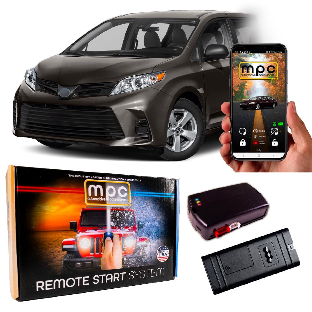 Smartphone Remote Starter For 2011 - 2020 Toyota Sienna - OEM Key Fob Activate - MyPushcart