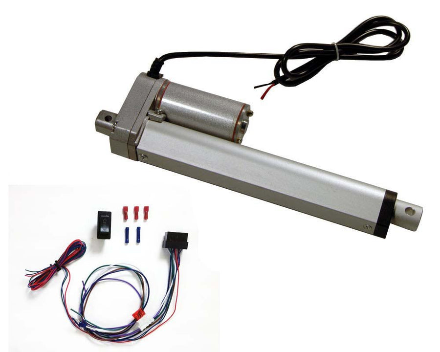 6 Inch Linear Actuator Kit:12-v w/ 225 lbs max load:Includes Wiring Switch Kit - MyPushcart