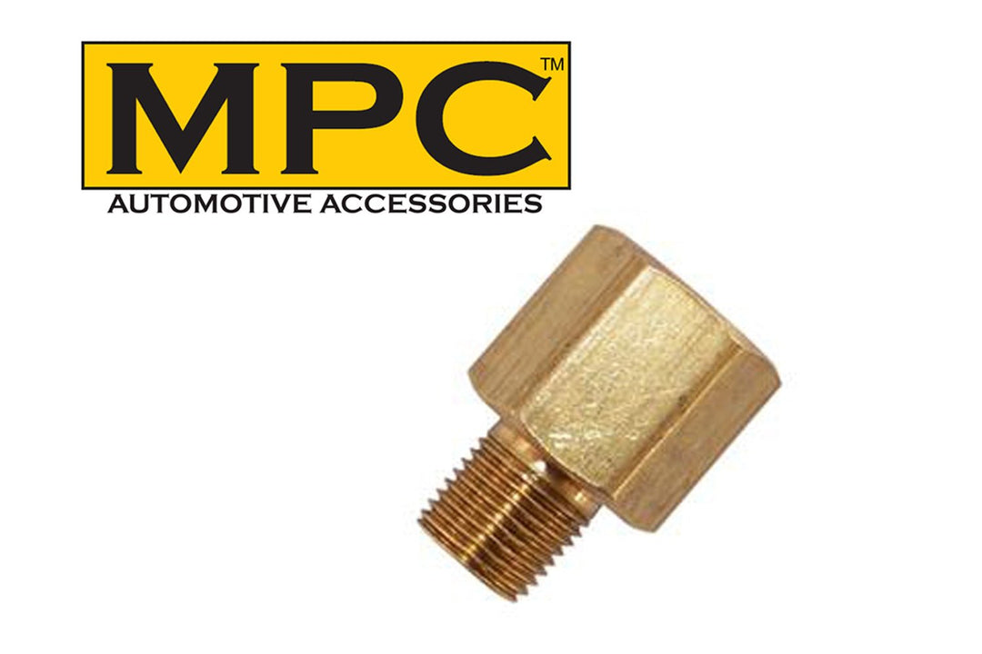 Brass Hex Adapter 3/8" NPT F to 1/4" NPT M - MyPushcart