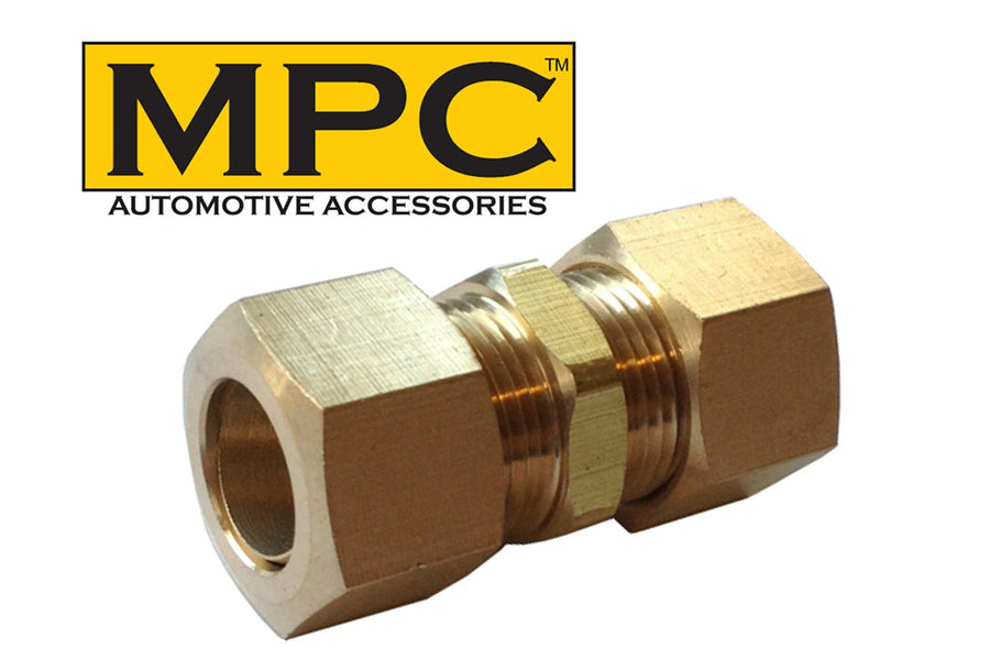Compression Tube Coupler - For 1/2" O.D. Air Tube - MyPushcart