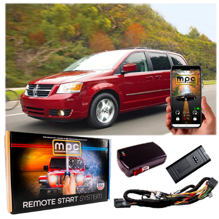 Remote Start Kits For 2008-2010 Dodge Grand Caravan - Key-to-Start - Gas - MyPushcart